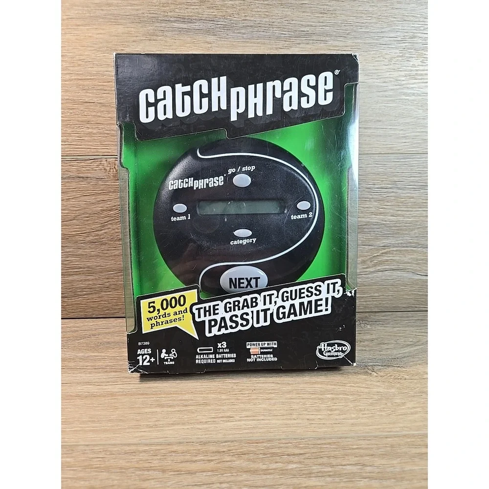 Catch Phrase Handheld Electronic Game Hasbro Black & Gray Brand New Sealed